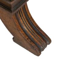 An Aesthetic Movement Oak Oblong Side Table with Ring Turned Legs, & Splayed Feet - Thumbnail 15