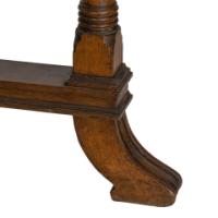 An Aesthetic Movement Oak Oblong Side Table with Ring Turned Legs, & Splayed Feet - Thumbnail 20