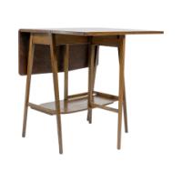 A Good Quality Arts & Crafts Oak Drop Leaf Side Table by Liberty & Co - Thumbnail 11