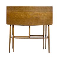 A Good Quality Arts & Crafts Oak Drop Leaf Side Table by Liberty & Co - Thumbnail 8