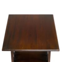 Liberty & Co., attributed. An Aesthetic Movement Walnut Side or Occasional Table with a Square Top - Thumbnail 8