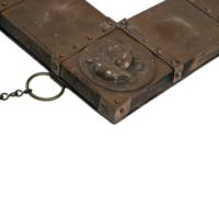 An Art Nouveau Heavy Gage Copper Wall Mirror with Art Nouveau Female Faces to Each Corner - Thumbnail 15