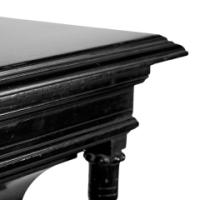 Henry W Batley Aesthetic Movement Ebonised Pedestal Stand with Carved Sunflowers - Thumbnail 12