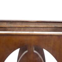 Shapland and Petter – Arts and Crafts Mahogany Plant Stand with Pierced Panels - Thumbnail 10