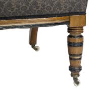 Bruce Talbert for Gillow and Co. – Aesthetic Movement Ebonised & Parcel-Gilt Settee - Thumbnail 2