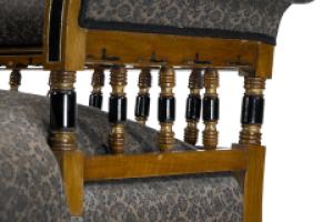 Bruce Talbert for Gillow and Co. – Aesthetic Movement Ebonised & Parcel-Gilt Settee - Thumbnail 15