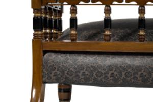 Bruce Talbert for Gillow and Co. – Aesthetic Movement Ebonised & Parcel-Gilt Settee - Thumbnail 20