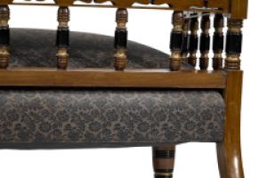 Bruce Talbert for Gillow and Co. – Aesthetic Movement Ebonised & Parcel-Gilt Settee - Thumbnail 22