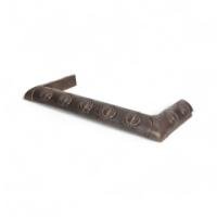 An Arts and Crafts Cast Iron Fender with Delicate Seed Pods on Stems and Flower Heads - Thumbnail 2