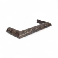 An Arts and Crafts Cast Iron Fender with Delicate Seed Pods on Stems and Flower Heads - Thumbnail 3