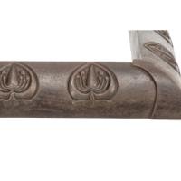 An Arts and Crafts Cast Iron Fender with Delicate Seed Pods on Stems and Flower Heads - Thumbnail 8