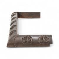 An Arts and Crafts Cast Iron Fender with Delicate Seed Pods on Stems and Flower Heads - Thumbnail 5