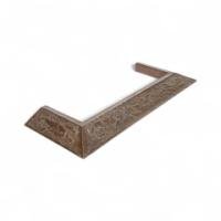 Newlyn, Cornwall. An Arts and Crafts copper fender featuring hand-hammered fish swimming through seaweed. - Thumbnail 3