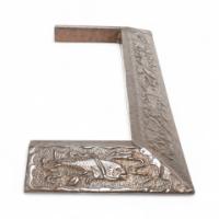 Newlyn, Cornwall. An Arts and Crafts copper fender featuring hand-hammered fish swimming through seaweed. - Thumbnail 6