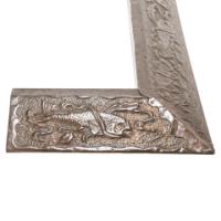 Newlyn, Cornwall. An Arts and Crafts copper fender featuring hand-hammered fish swimming through seaweed. - Thumbnail 7