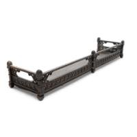 Dr. Christopher Dresser for Coalbrookdale – Aesthetic Movement Cast Iron Fire Fender - Thumbnail 1
