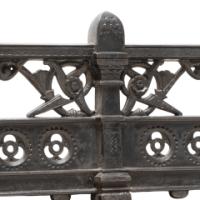 Dr. Christopher Dresser for Coalbrookdale – Aesthetic Movement Cast Iron Fire Fender - Thumbnail 6