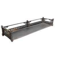 Dr. Christopher Dresser for Coalbrookdale – Aesthetic Movement Cast Iron Fire Fender - Thumbnail 7