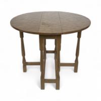 Albert Eagleman Jeffray. A Sweet Little Oak Drop Leaf Side/dining Table