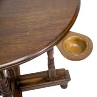 Alfred Waterhouse. A Gothic Revival Oak Side Table with Unusual Double Cross Stretchers - Thumbnail 8