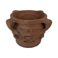 Archibald Knox. Liberty & Co., A Rare & Original Pair of Terracotta Olaf Planters - Thumbnail 2