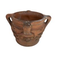 Archibald Knox. Liberty & Co., A Rare & Original Pair of Terracotta Olaf Planters - Thumbnail 12