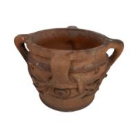 Archibald Knox. Liberty & Co., A Rare & Original Pair of Terracotta Olaf Planters - Thumbnail 13