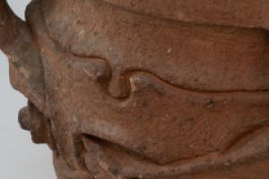 Archibald Knox. Liberty & Co., A Rare & Original Pair of Terracotta Olaf Planters - Thumbnail 18
