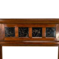 Thomas Jeckyll for Barnard Bishop & Barnard. A Rare Aesthetic Movement Walnut Fire Surround - Thumbnail 2