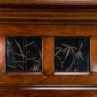 Thomas Jeckyll for Barnard Bishop & Barnard. A Rare Aesthetic Movement Walnut Fire Surround - Thumbnail 3