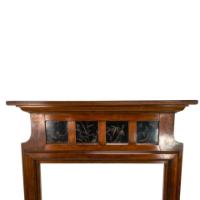 Thomas Jeckyll for Barnard Bishop & Barnard. A Rare Aesthetic Movement Walnut Fire Surround - Thumbnail 6