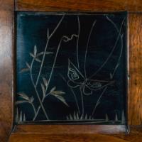 Thomas Jeckyll for Barnard Bishop & Barnard. A Rare Aesthetic Movement Walnut Fire Surround - Thumbnail 11