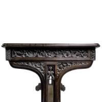 A. W. N Pugin & Sir Charles Barry, an Important Gothic Revival Oak Library Table - Thumbnail 10