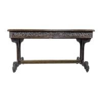 A. W. N Pugin & Sir Charles Barry, an Important Gothic Revival Oak Library Table - Thumbnail 4