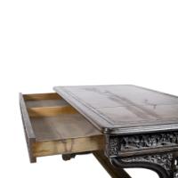 A. W. N Pugin & Sir Charles Barry, an Important Gothic Revival Oak Library Table - Thumbnail 8