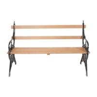 Coalbrookdale. Lily Pad Pair of Aesthetic Movement Cast Iron Garden Benches - Thumbnail 5