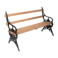 Coalbrookdale. Lily Pad Pair of Aesthetic Movement Cast Iron Garden Benches - Thumbnail 7