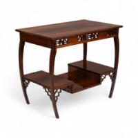 E. W. Godwin Made by Collinson & Lock an Exceptional Anglo-Japanese Rosewood Table - Thumbnail 2