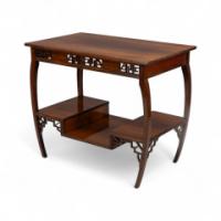E. W. Godwin Made by Collinson & Lock an Exceptional Anglo-Japanese Rosewood Table - Thumbnail 4