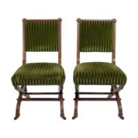 Charles Bevan Under Licence to Marsh Jones & Cribb. A Pair of Gothic Revival Side Chairs - Thumbnail 2