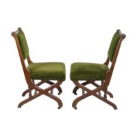 Charles Bevan Under Licence to Marsh Jones & Cribb. A Pair of Gothic Revival Side Chairs - Thumbnail 3