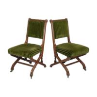 Charles Bevan Under Licence to Marsh Jones & Cribb. A Pair of Gothic Revival Side Chairs - Thumbnail 8