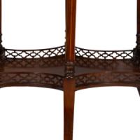 Stephen Webb, made by Collinson and Lock. An Aesthetic Movement octagonal centre table with floral inlay - Thumbnail 16