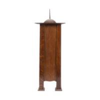 C. F. A. Voysey (1857–1941). A rare Arts and Crafts oak mantel clock - Thumbnail 4