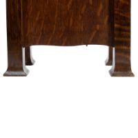 C. F. A. Voysey (1857–1941). A rare Arts and Crafts oak mantel clock - Thumbnail 9