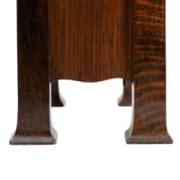 C. F. A. Voysey (1857–1941). A rare Arts and Crafts oak mantel clock - Thumbnail 10