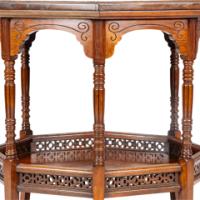 E. W. Godwin, attributed. An Anglo-Japanese Rosewood Eight-Leg Table - Thumbnail 12