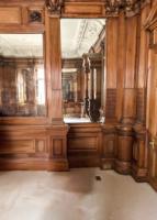 A highly Important museum-quality fireplace and matching panelled room exhibited at the Paris Universal Exhibition in 1878. Winning a Gold Medal. Made by George Trollope and Sons - Thumbnail 4