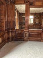 A highly Important museum-quality fireplace and matching panelled room exhibited at the Paris Universal Exhibition in 1878. Winning a Gold Medal. Made by George Trollope and Sons - Thumbnail 6