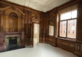 A highly Important museum-quality fireplace and matching panelled room exhibited at the Paris Universal Exhibition in 1878. Winning a Gold Medal. Made by George Trollope and Sons - Thumbnail 10